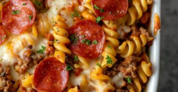 Pizza Pasta Casserole