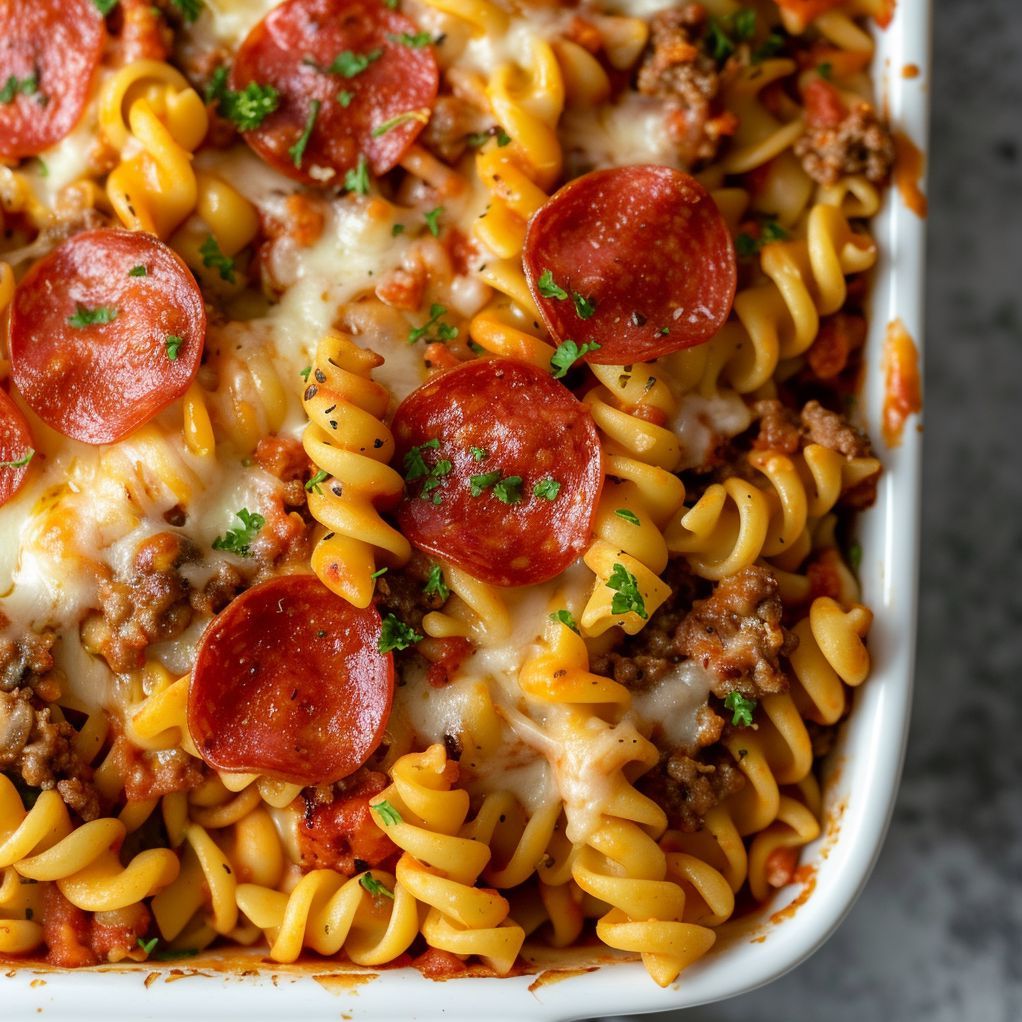 Pizza Pasta Casserole