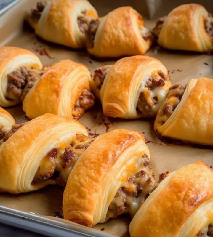 Sausage Cream Cheese Crescent Rolls