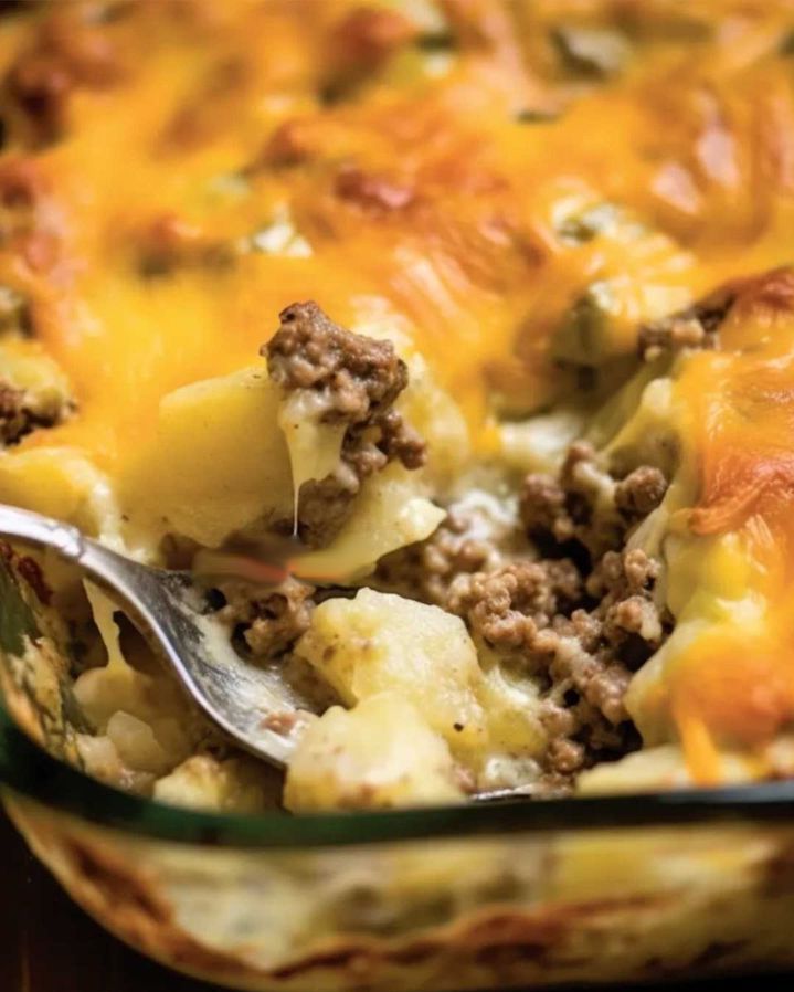 5-Ingredient Hamburger & Potato Casserole