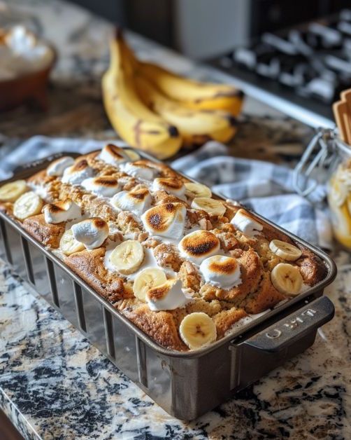 Fluffernutter Banana Bread