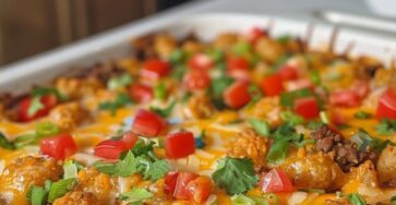 Mexican Tater Tot Casserole