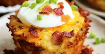 Loaded Bacon and Egg Hash Brown Muffins