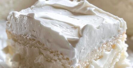 Heavenly White Snack Cake