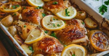 Greek-Style Chicken Potato Casserole