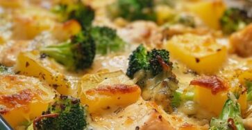 Baked Potato Chicken and Broccoli Casserole