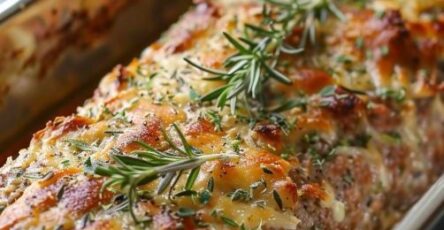 Herb-Crusted Parmesan Meatloaf