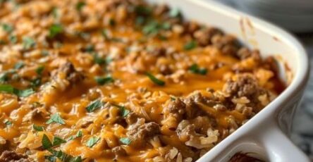 Hamburger Rice Casserole