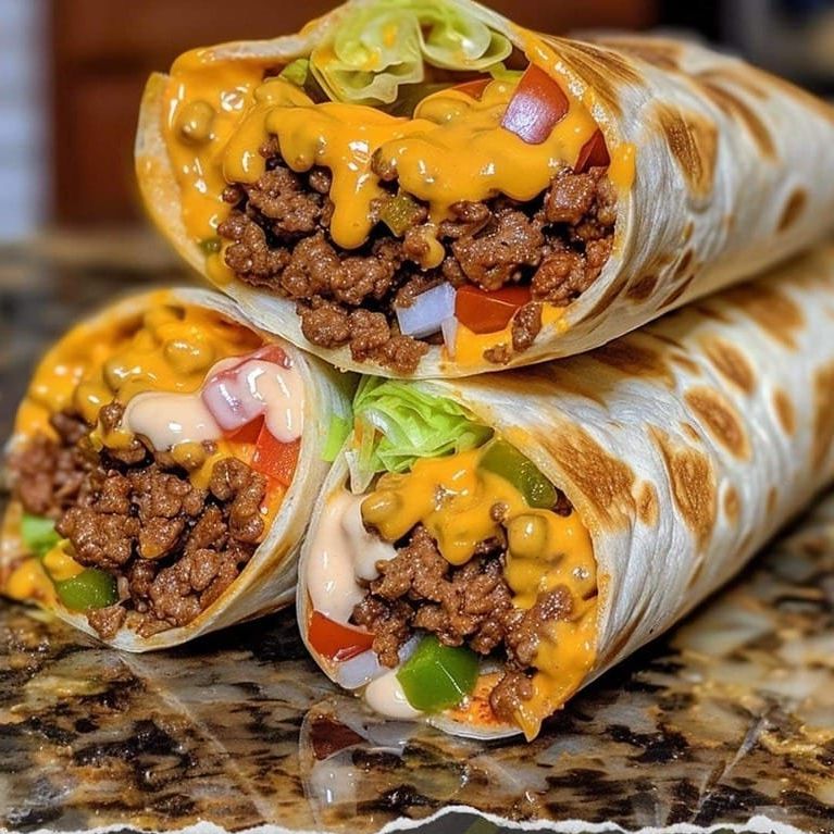 Nacho Cheese Beef Wrap