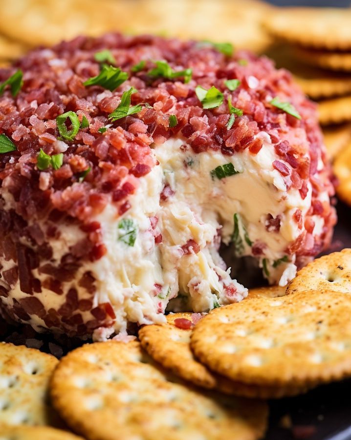 Creamed Chipped Beef Cheese Ball