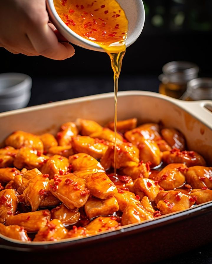 Baked Sweet Chili Chicken Bites