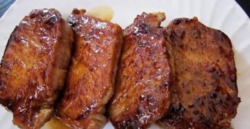 Honey Garlic Glazed Pork Chops