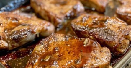 Baked Sweet Ginger Pork Chops