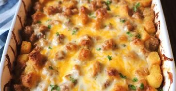 Tator Tot Breakfast Casserole