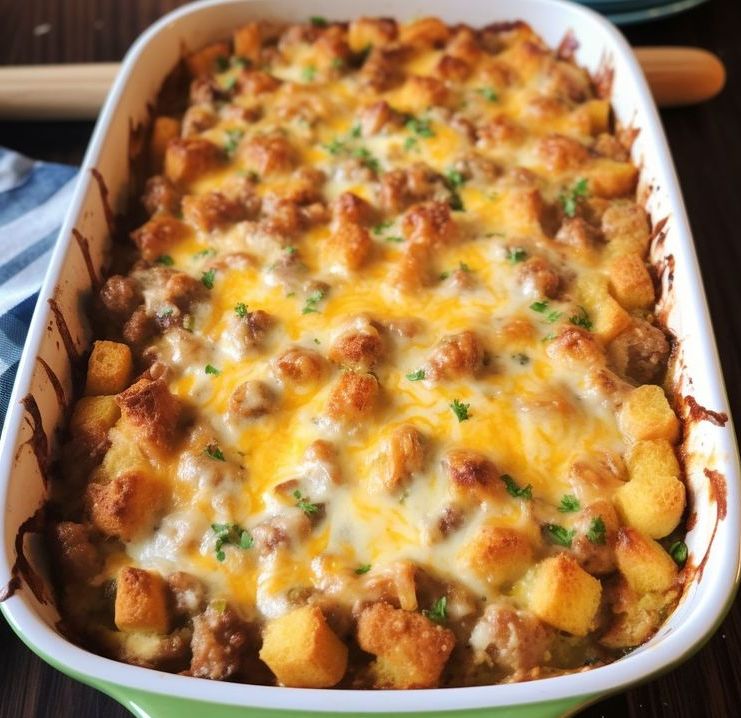 Tator Tot Breakfast Casserole