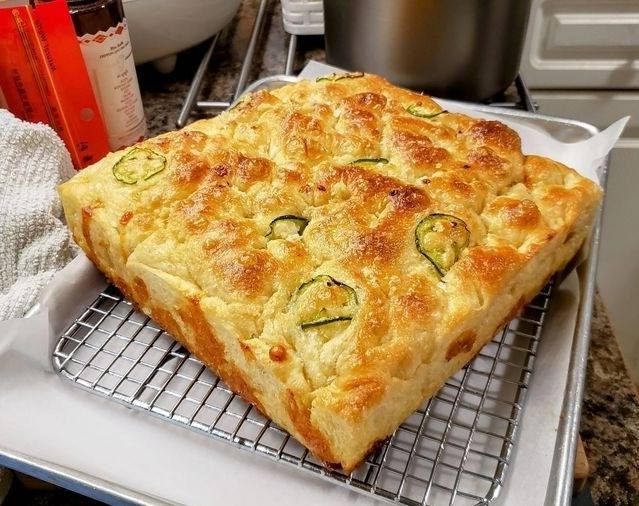 Cheddar Jalapeño Mini Focaccia