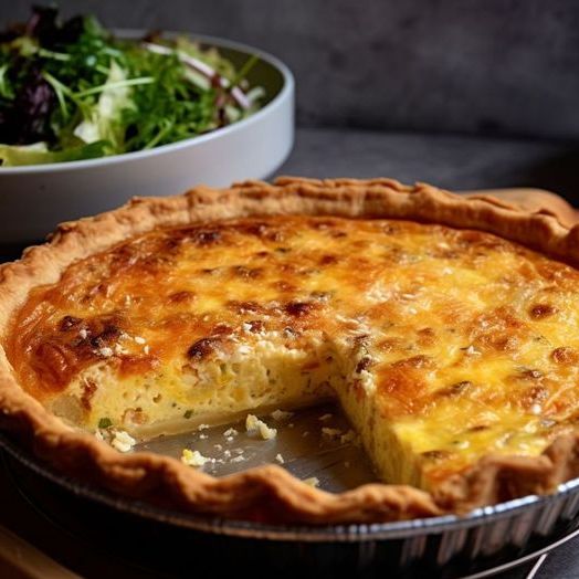 Three Cheese Quiche