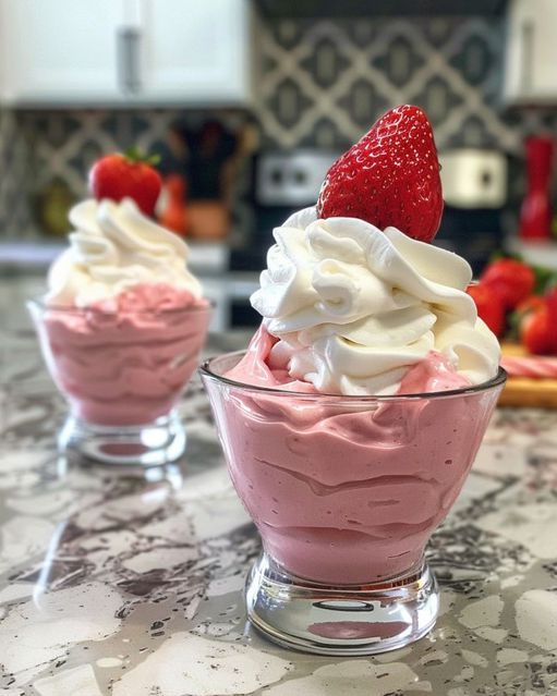 Keto Strawberry Mousse