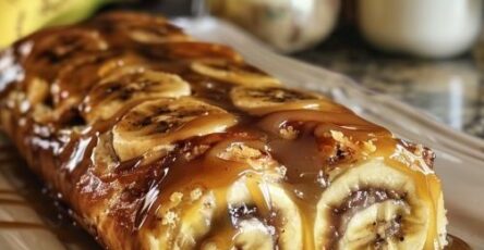 Banana Caramel Roulade