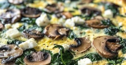 Low Carb Spinach Mushroom