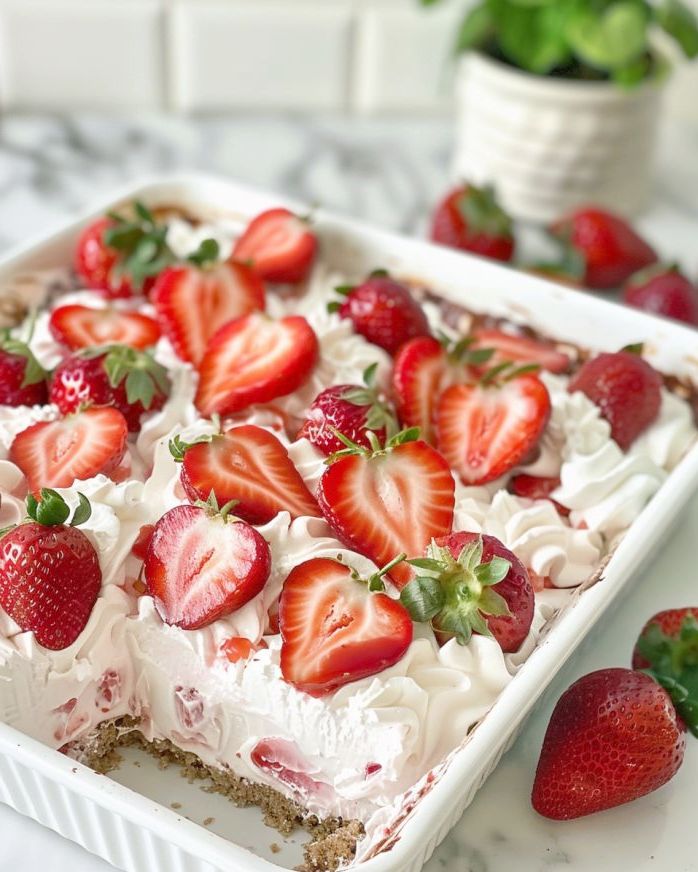 Nana's No-Bake Strawberry Delight