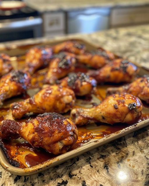 Slow Cooker Sweet Baby Ray’s Chicken Drumsticks