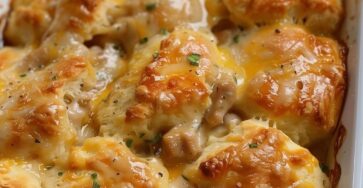 Chicken Bubble Biscuit Bake Casserole