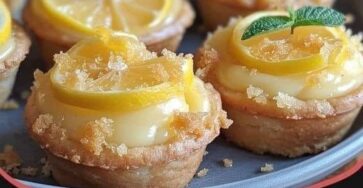 Lemon Bar Cookie Cups