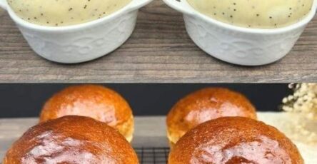 homemade brioche rolls with poppy seeds