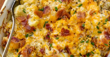 LOADED CAULIFLOWER CASSEROLE