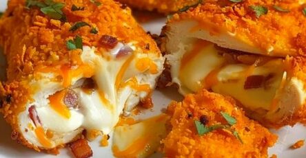 Cream Cheese and Bacon Stuffed Doritos Chicken