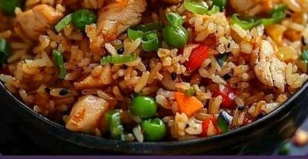 Garlic Chicken Fried Rice