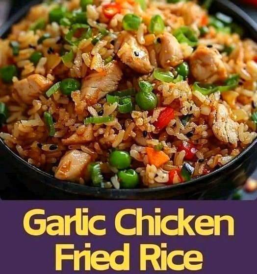 Garlic Chicken Fried Rice