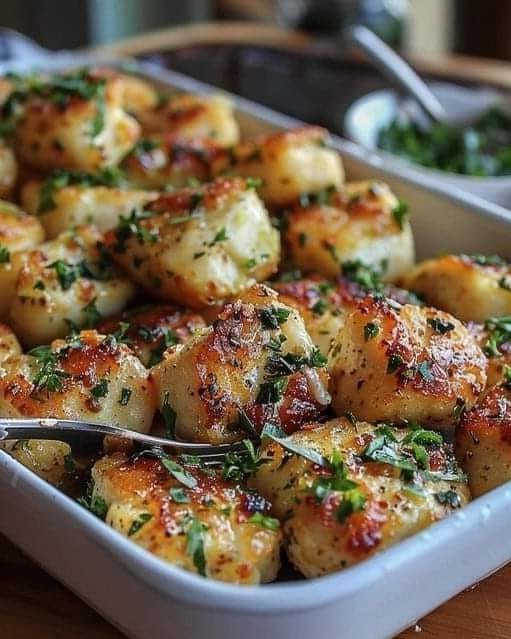 Garlic Butter Roasted Potatoes