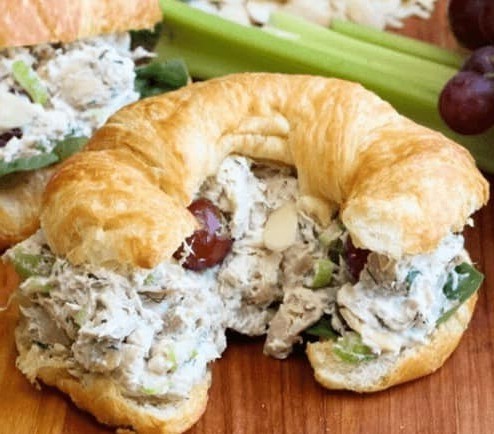 Chicken Salad Croissant Sandwich