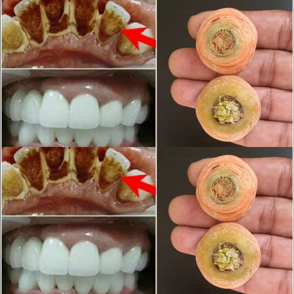 Carrot-Based Natural Tooth Cleaner