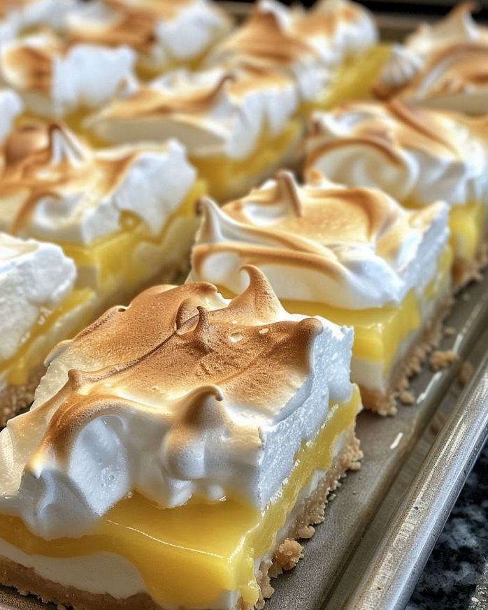 Delightful Lemon Meringue Bars