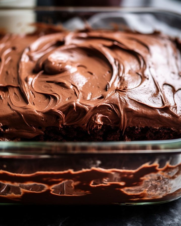 Sheet Cake with Chocolate Frosting