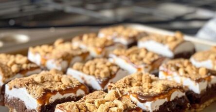 Decadent S'mores Brownie Bars