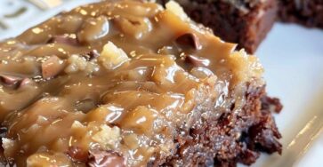 Decadent Caramel Chocolate Brownies