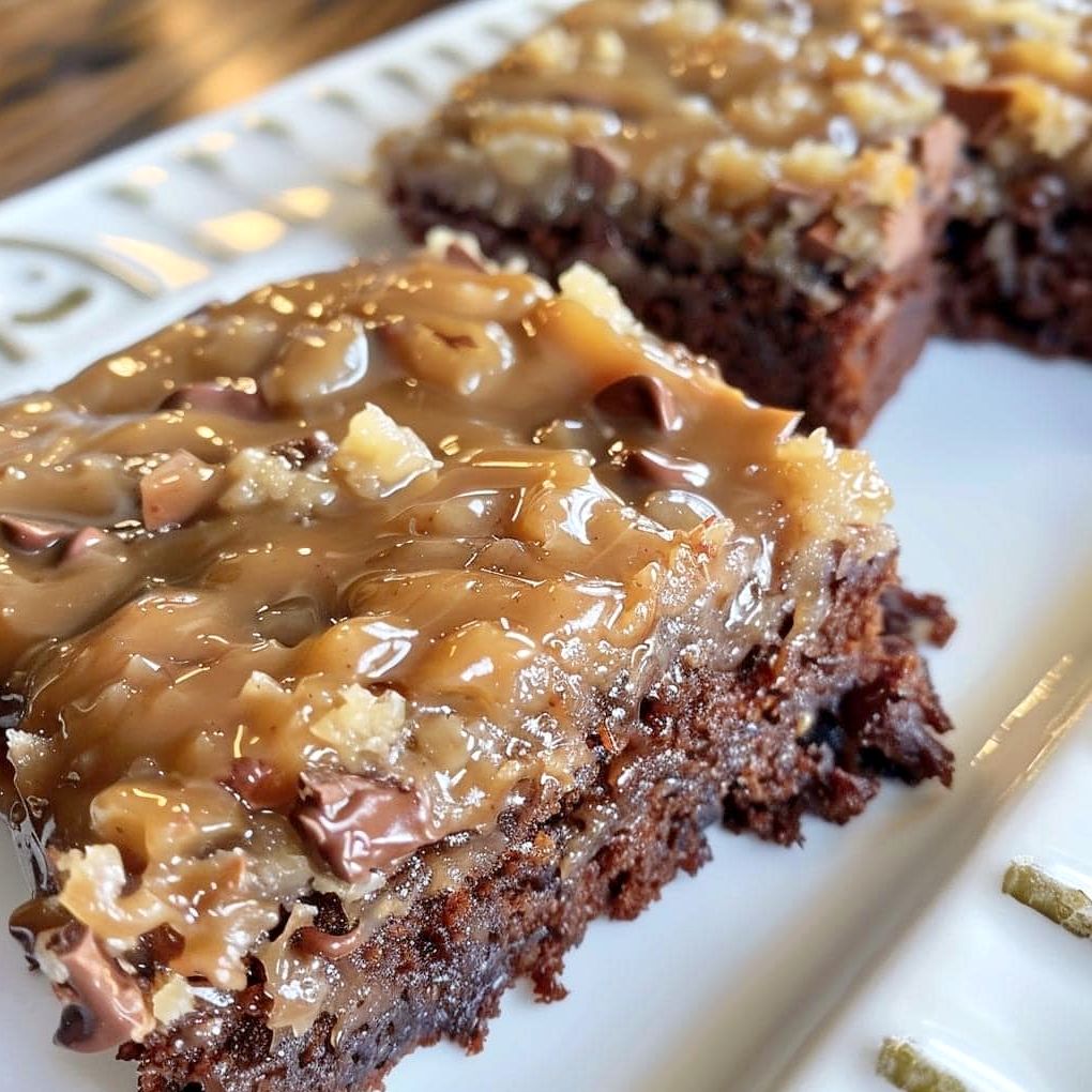 Decadent Caramel Chocolate Brownies