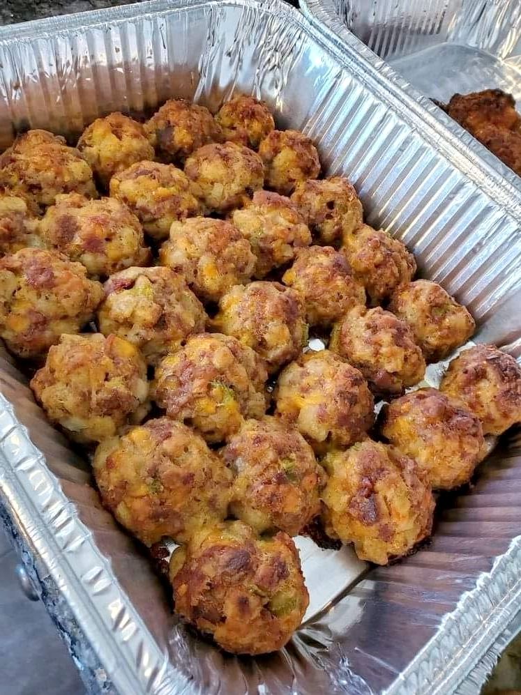 Savory Sausage Stuffing Balls