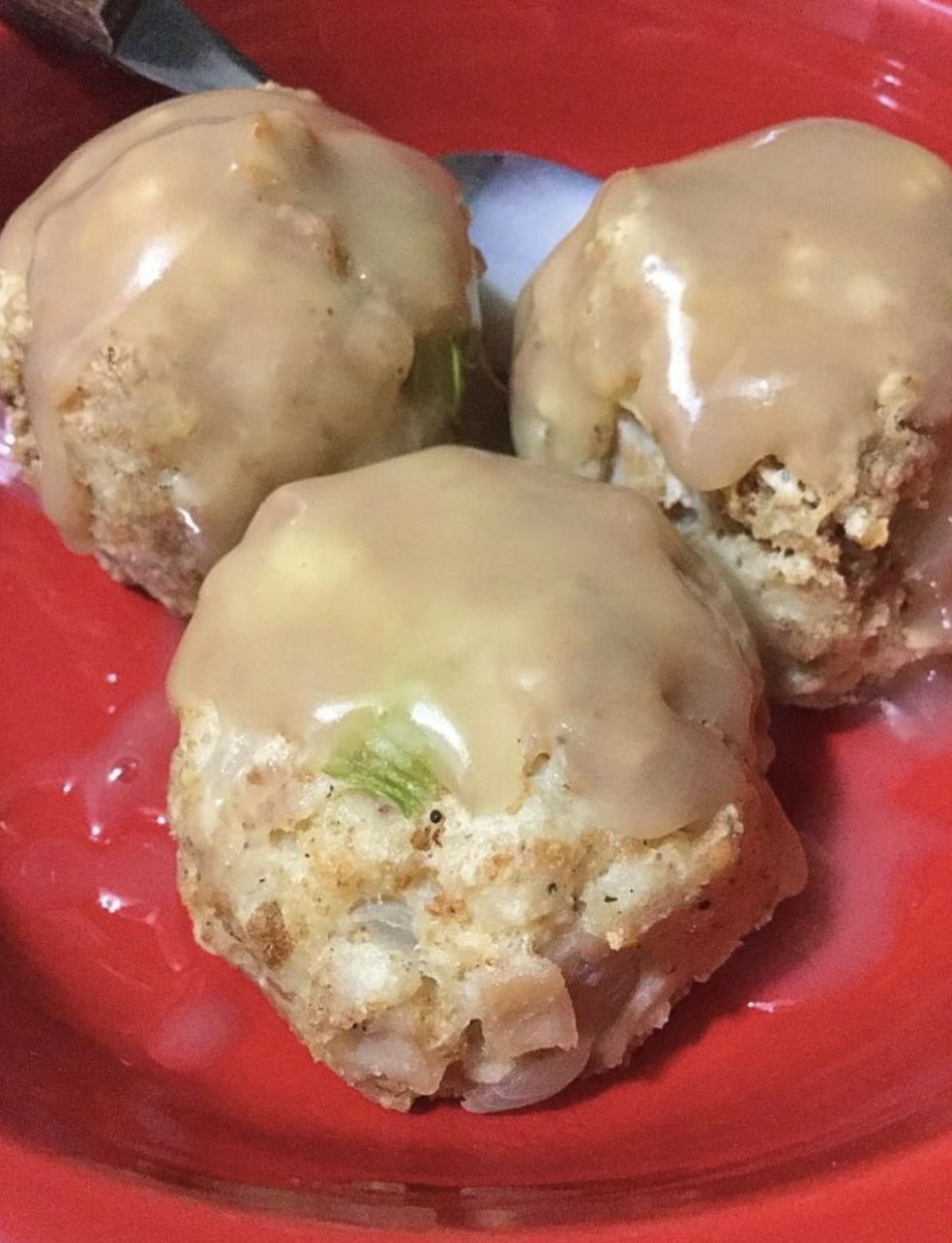 Savory Stuffing Balls with Gravy