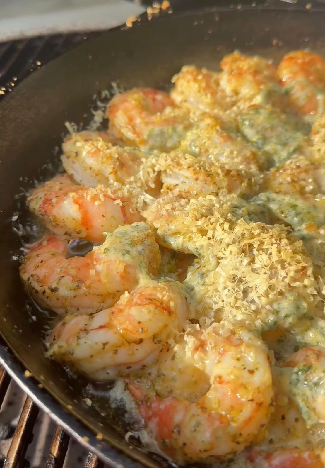 Cheesy Garlic Shrimp