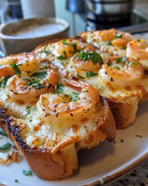 Cheesy Shrimp Toast