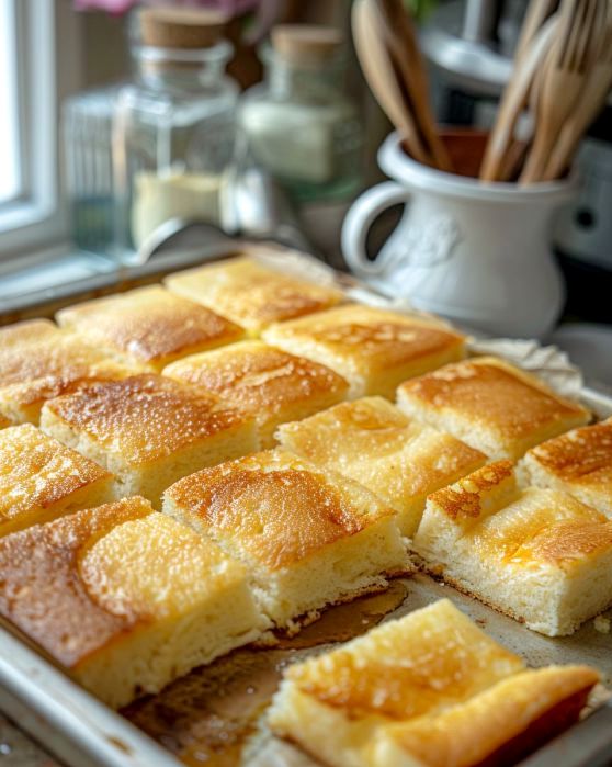 Soft and Fluffy Sheet Cake