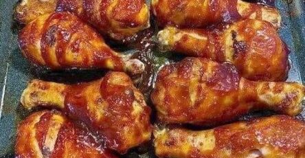 Sticky Barbecue Chicken Drumsticks