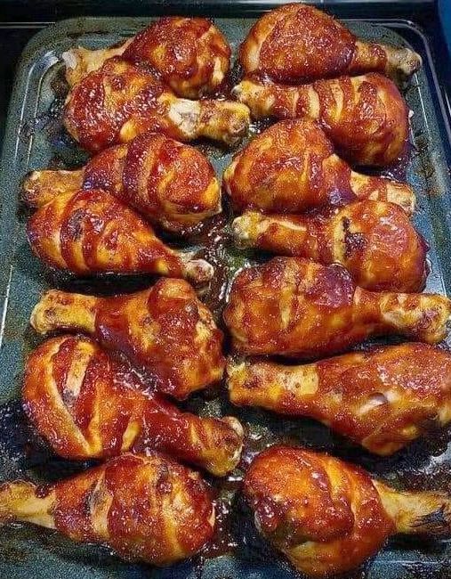 Sticky Barbecue Chicken Drumsticks