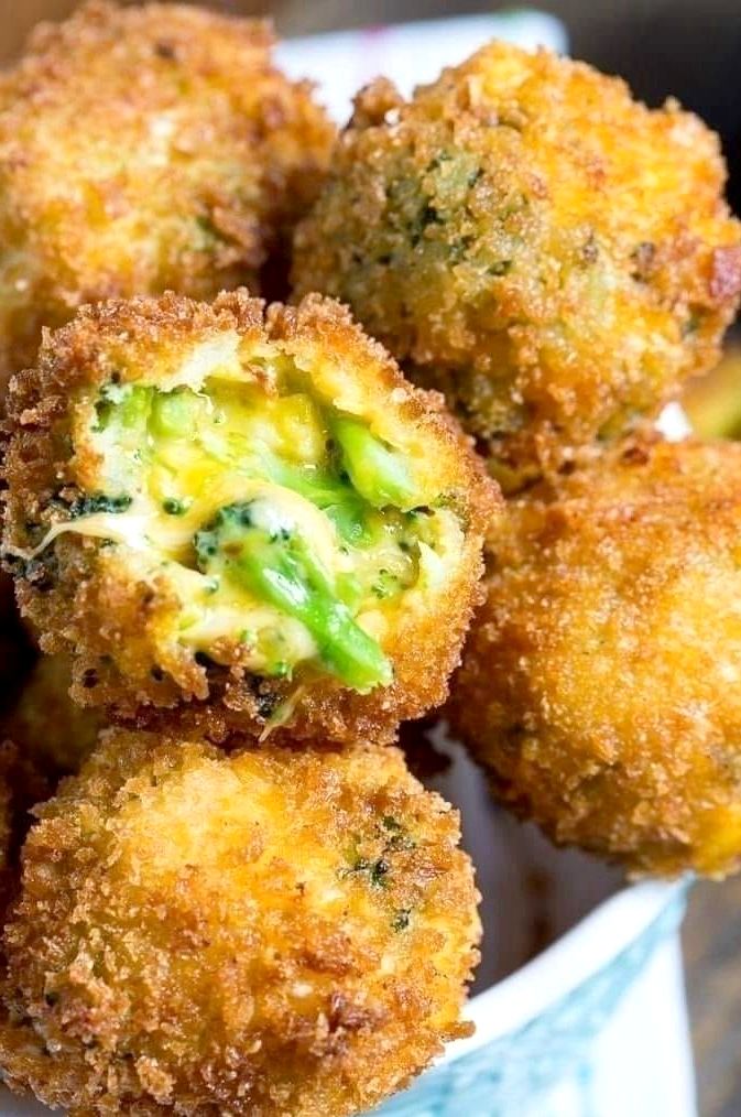 Crispy Broccoli and Cheese Balls