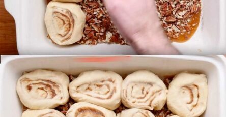 Gooey Pecan Caramel Cinnamon Rolls